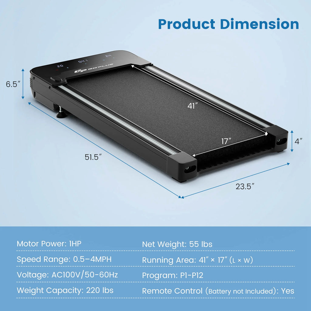 Under-Desk Walking Treadmill M327