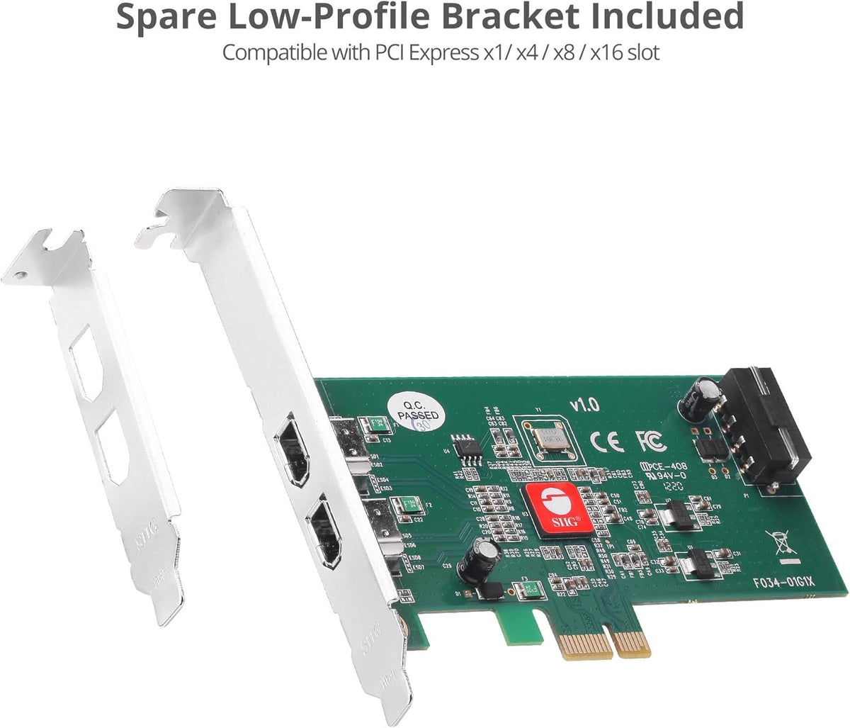 2-Port FireWire 400 PCIe Card D3393
