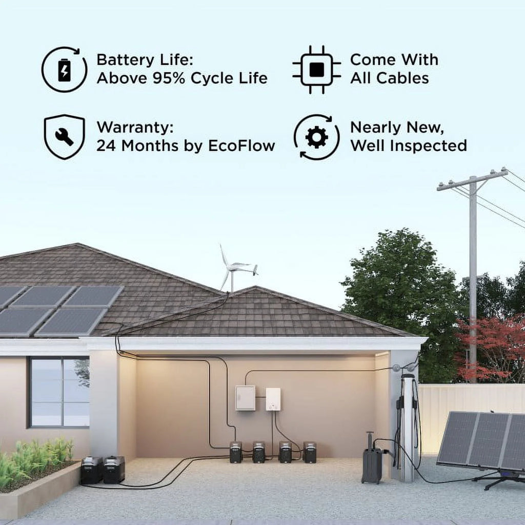 2000 Portable Solar Generator Power Station U50576