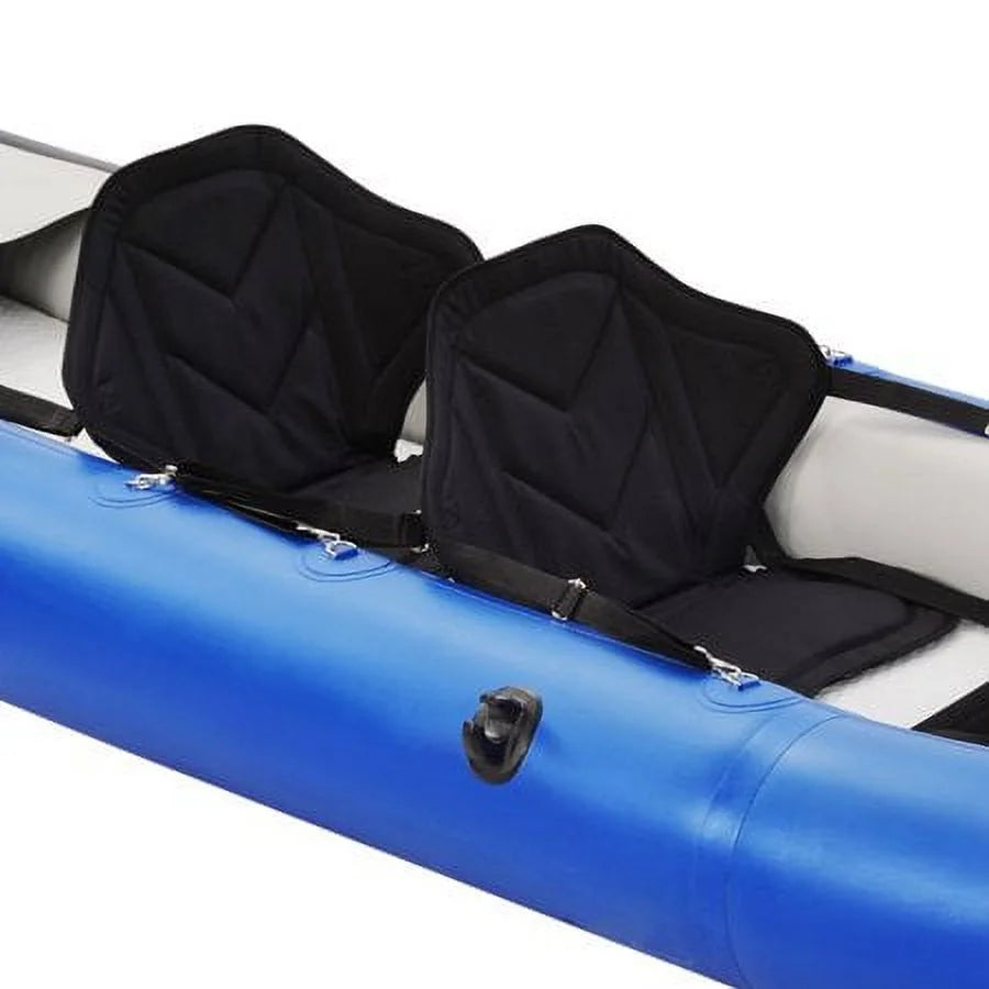 Blue Inflatable Kayak Set 2 Person with Paddle & Air Pump M946