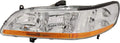 For Honda Accord Headlight 2001 2002 Driver Side M6503