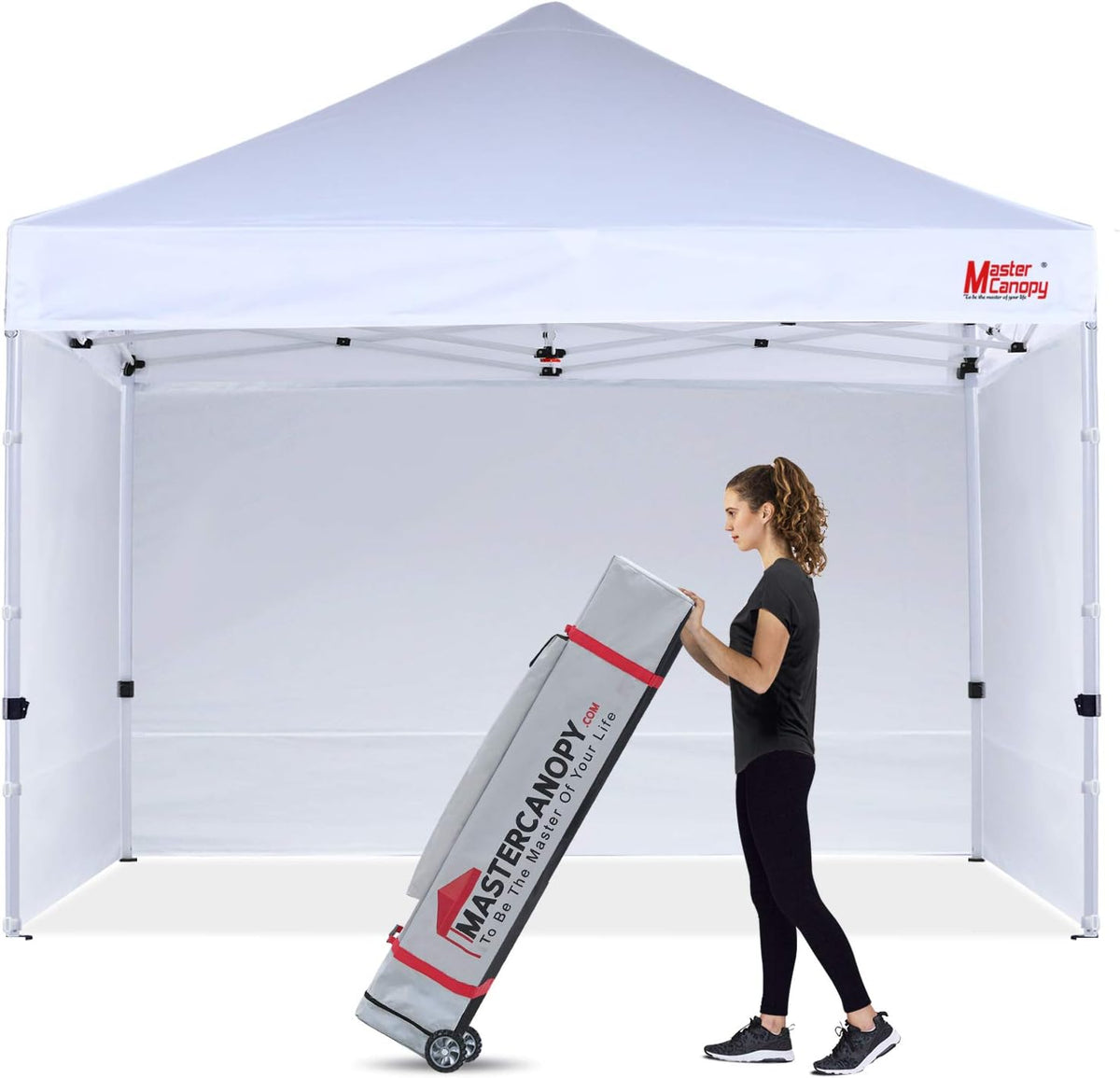 10x10 Heavy Duty Pop-up Canopy Tent with Sidewalls B377
