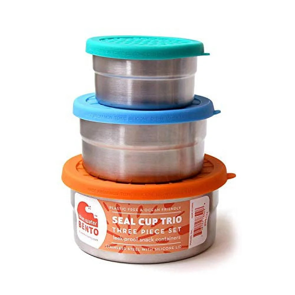 3-Piece Nesting Stainless Steel Food Storage Containers X66680