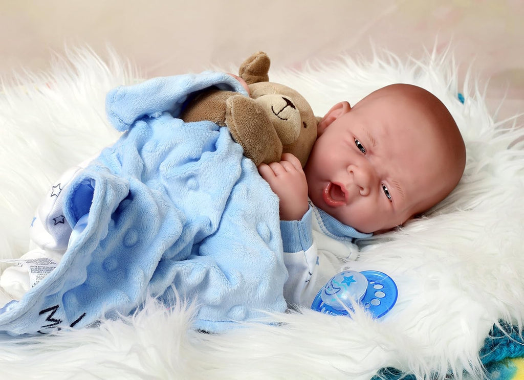 15” Washable Soft Vinyl Reborn Baby Boy Doll R569