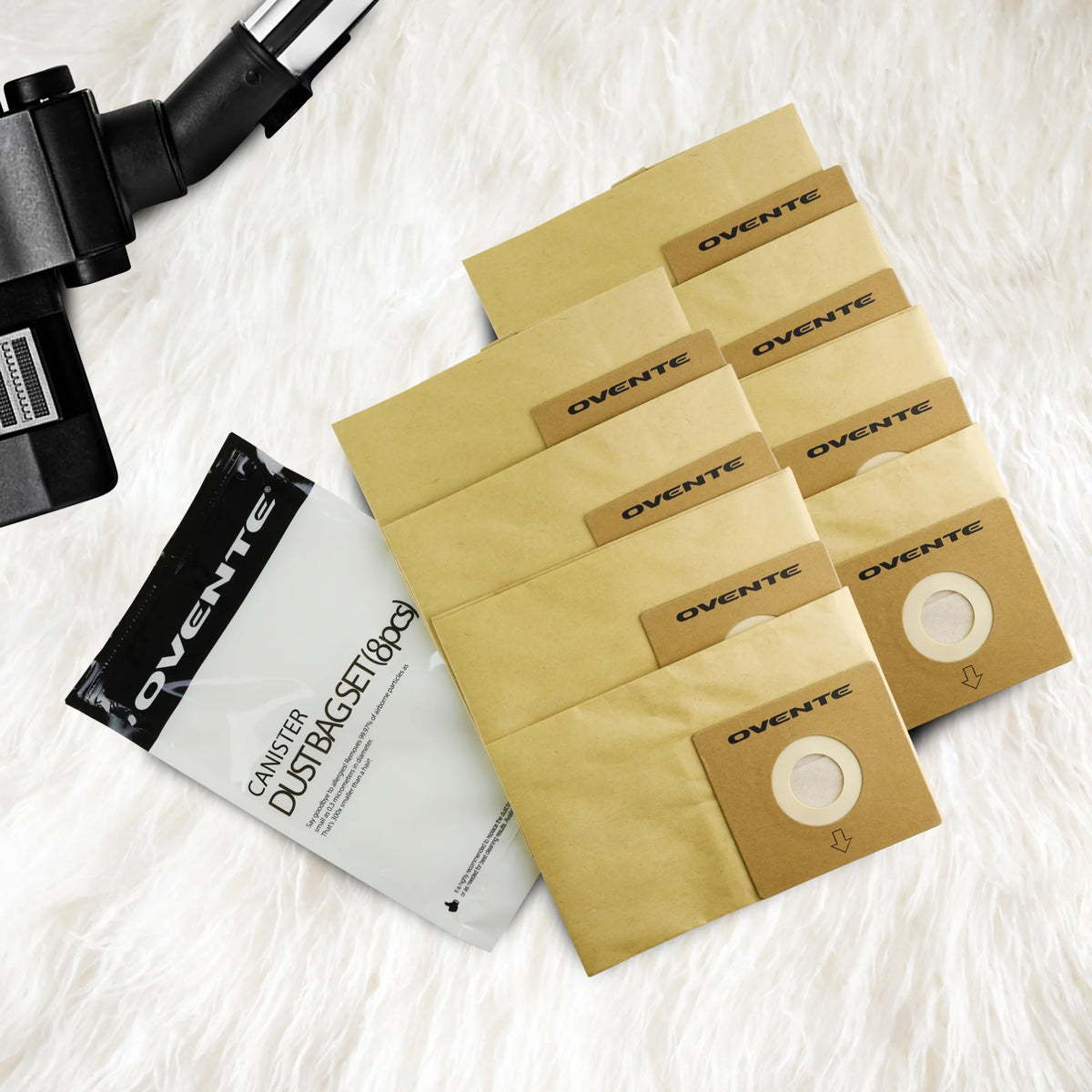 8-Pack Disposable Dust Bag Replacement for Canister Vacuum Cleaner X569