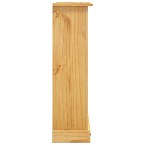 3-Tier Rustic Mexican Pinewood Bookcase N647