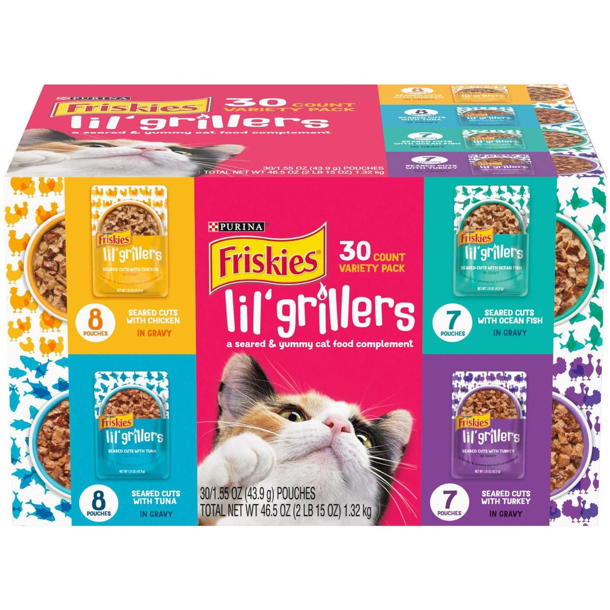 Gravy Wet Cat Food Complement Variety Pack Chicken T2757