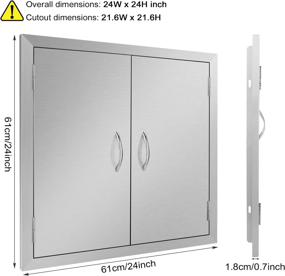 Stainless Steel Outdoor Kitchen Access Door U792249