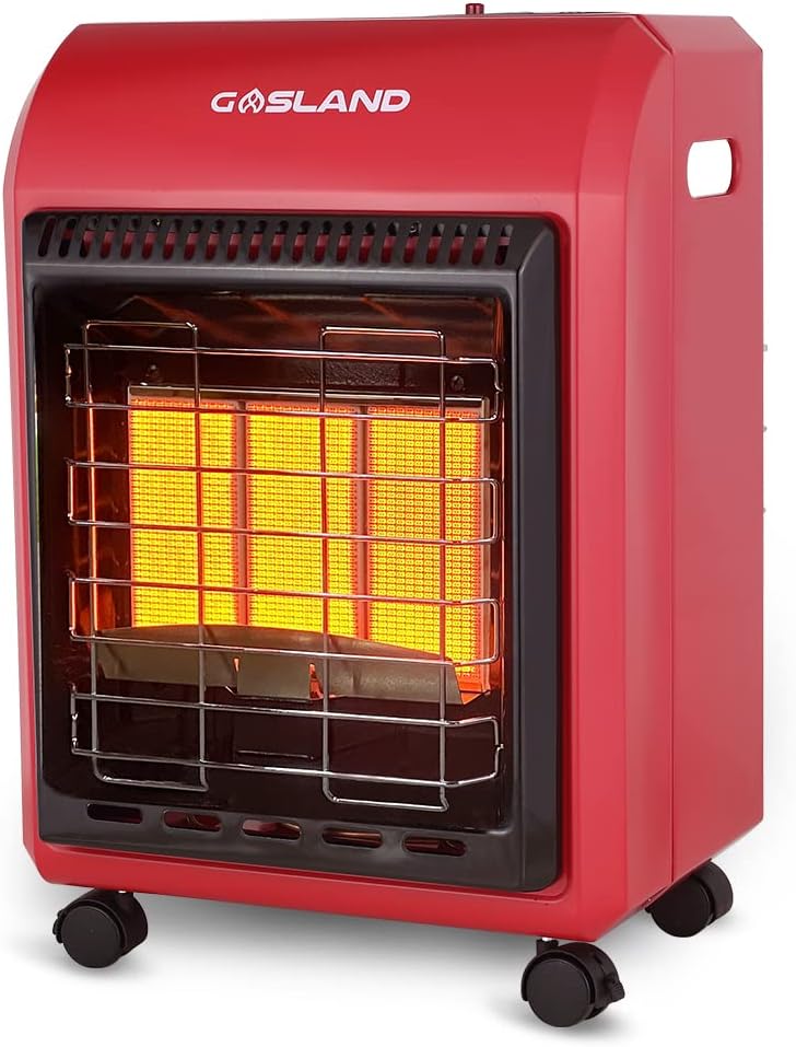 Red Propane Radiant Heater, 18,000 BTU T929499