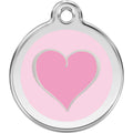 Enamel Pet ID Tag Heart X2453