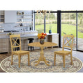 Oak 3 Piece Dining Room Table Set S512106