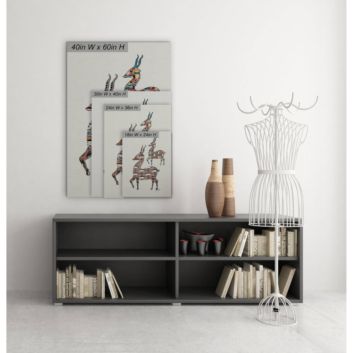 Multi-Color Matte Canvas G12789