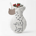 Cat Christmas Stocking with Paw Print Design F15638