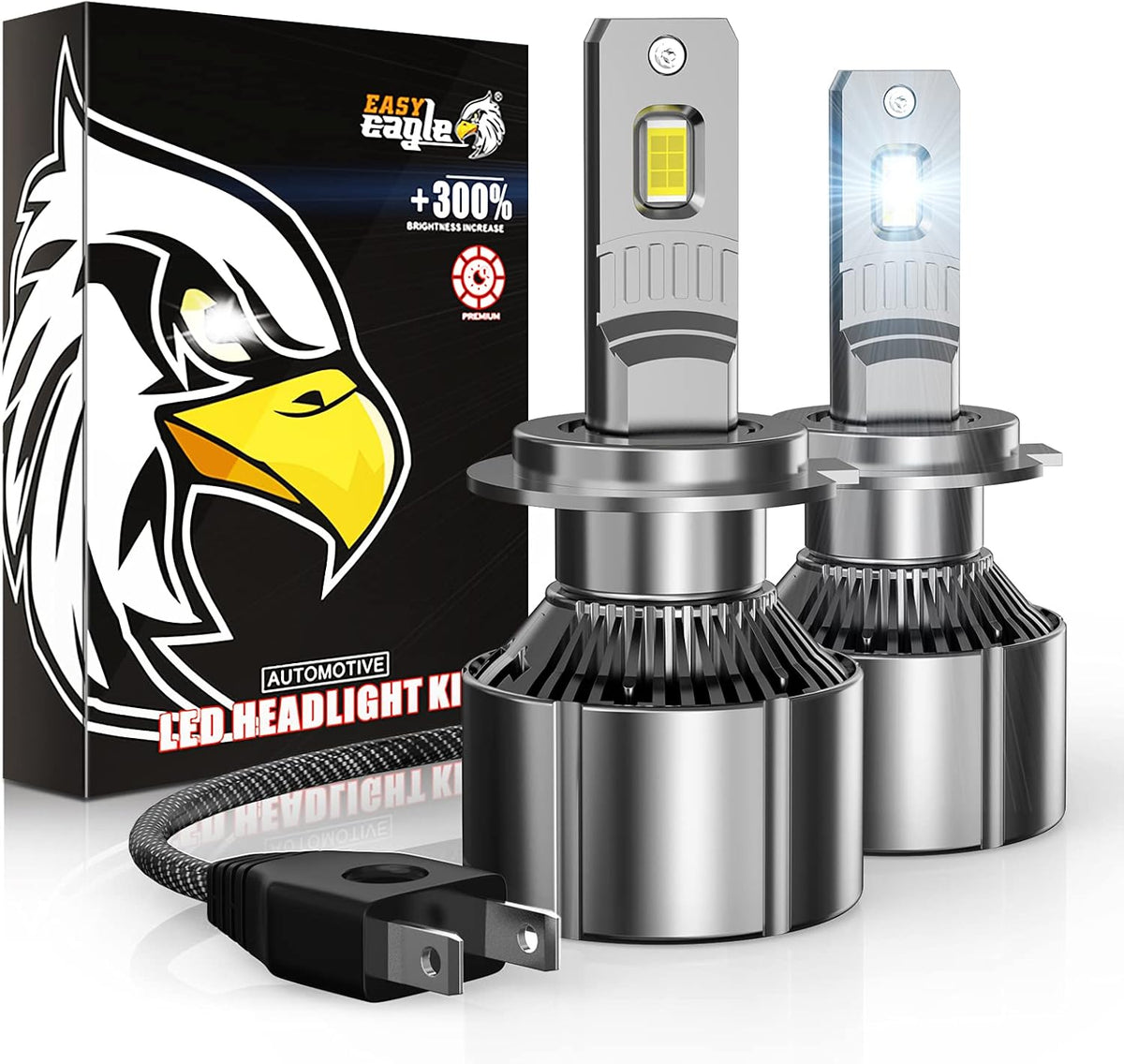H7 LED Headlight Bulb 6500K Cold White Conversion Kit Pack of 2 U3759