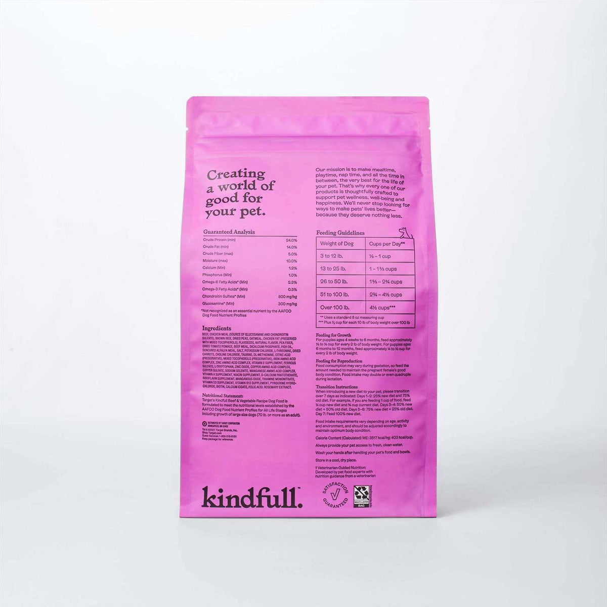Beef and Vegetable Recipe Dry Dog Food P60057