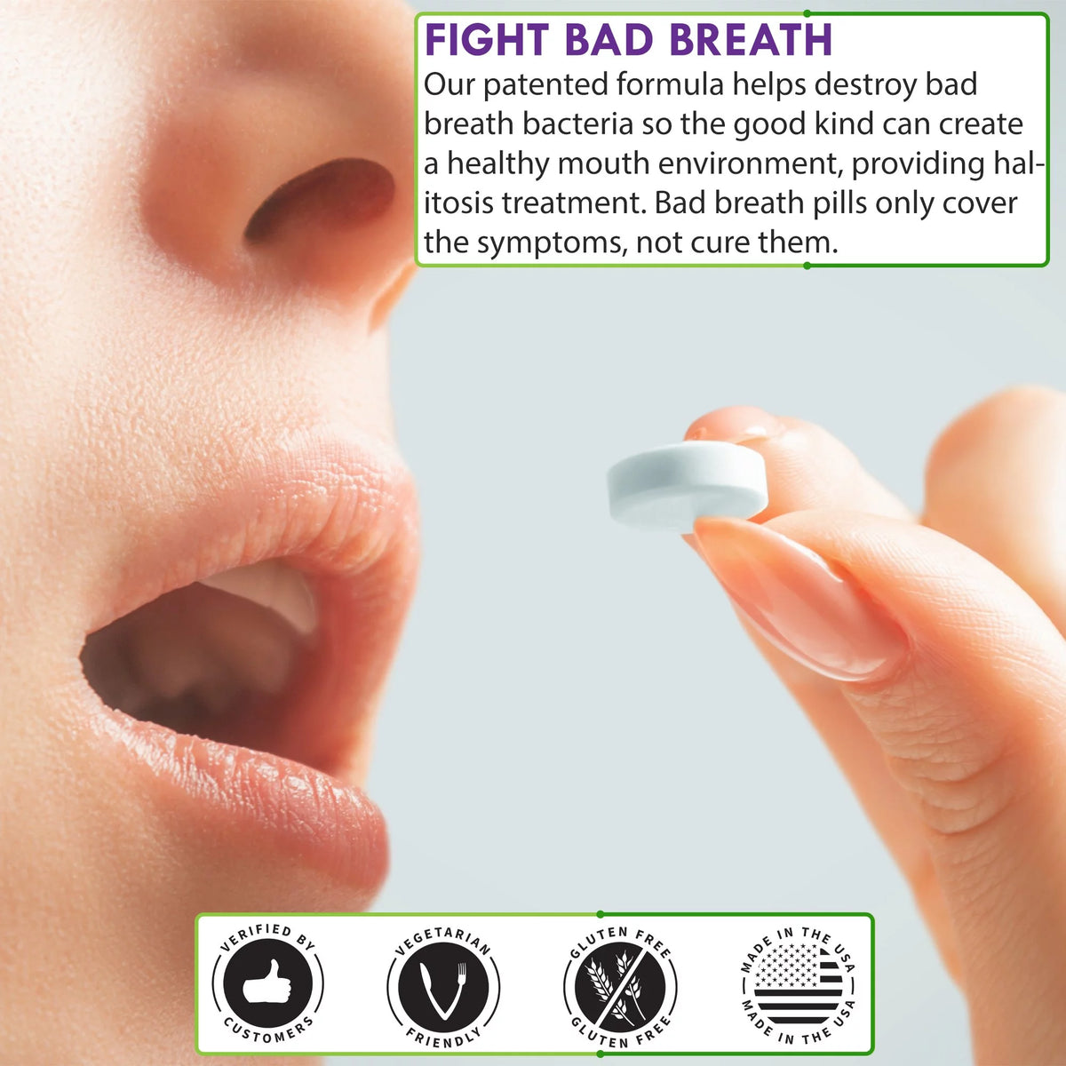 1 Bottle Dissolvable Oral Probiotic Tablets T48947