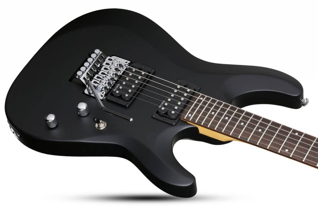 Satin Black Left Handed Electric Guitar U373