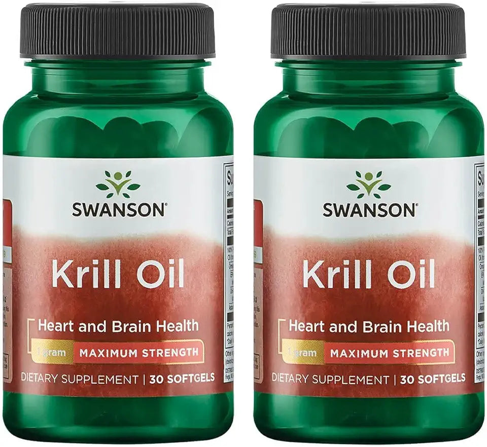 Krill Oil 1 g 30 Softgels 2 Pack C143619