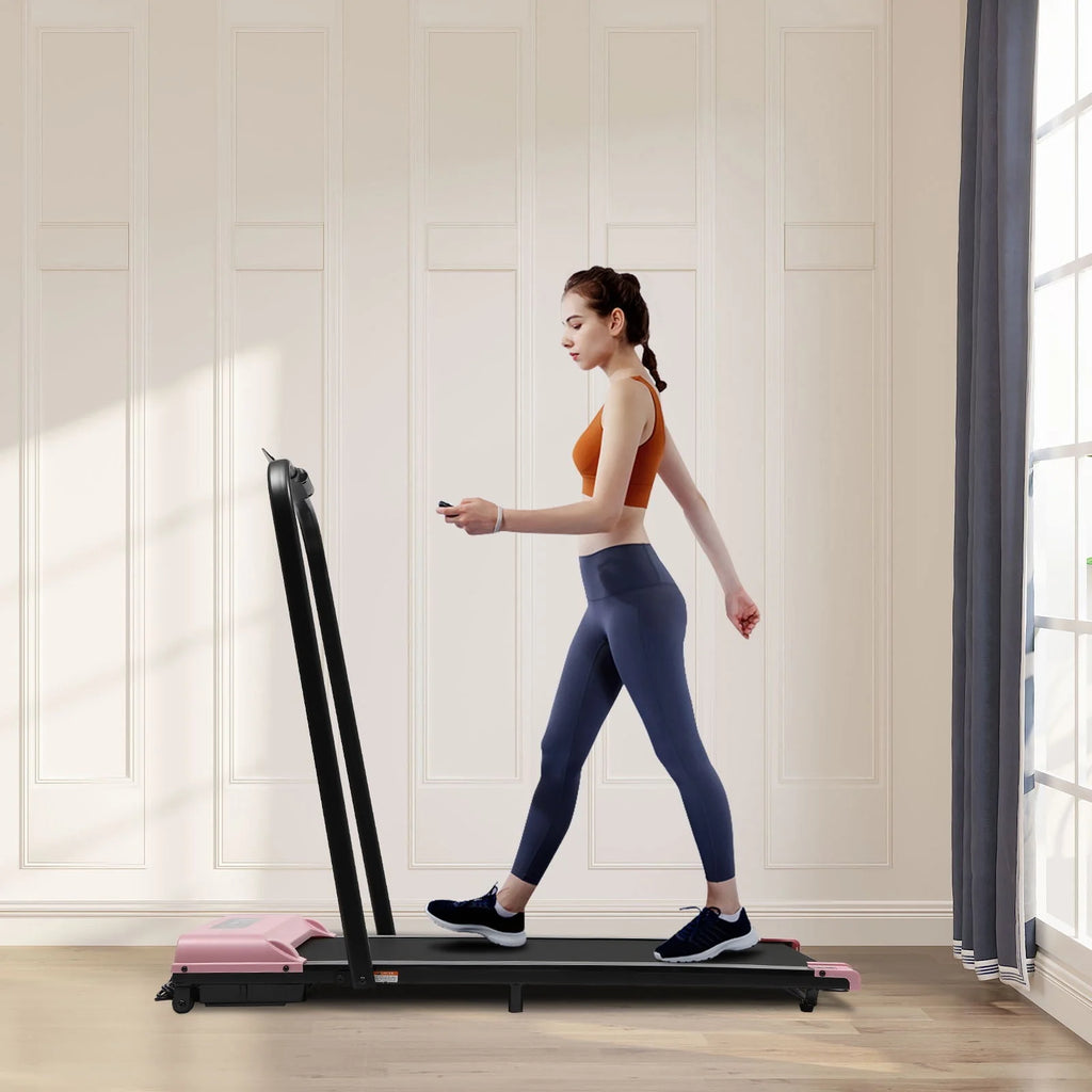 Folding 3.0HP Electric Treadmill with LED Display J77780