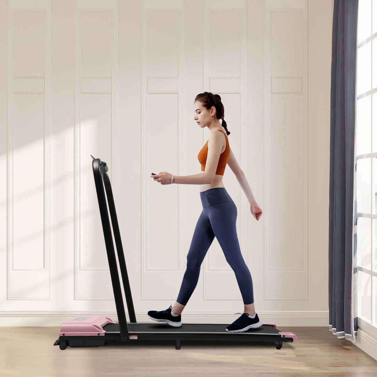 Folding 3.0HP Electric Treadmill with LED Display J77780