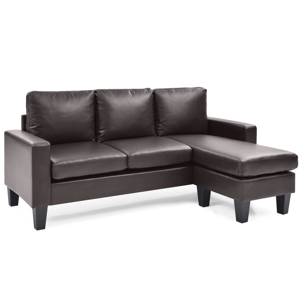 Cappuccino Sofa Chaise V809