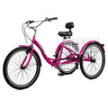 7 Speed 26 Inch 3 Wheel Adult Tricycle with Backrest Z481