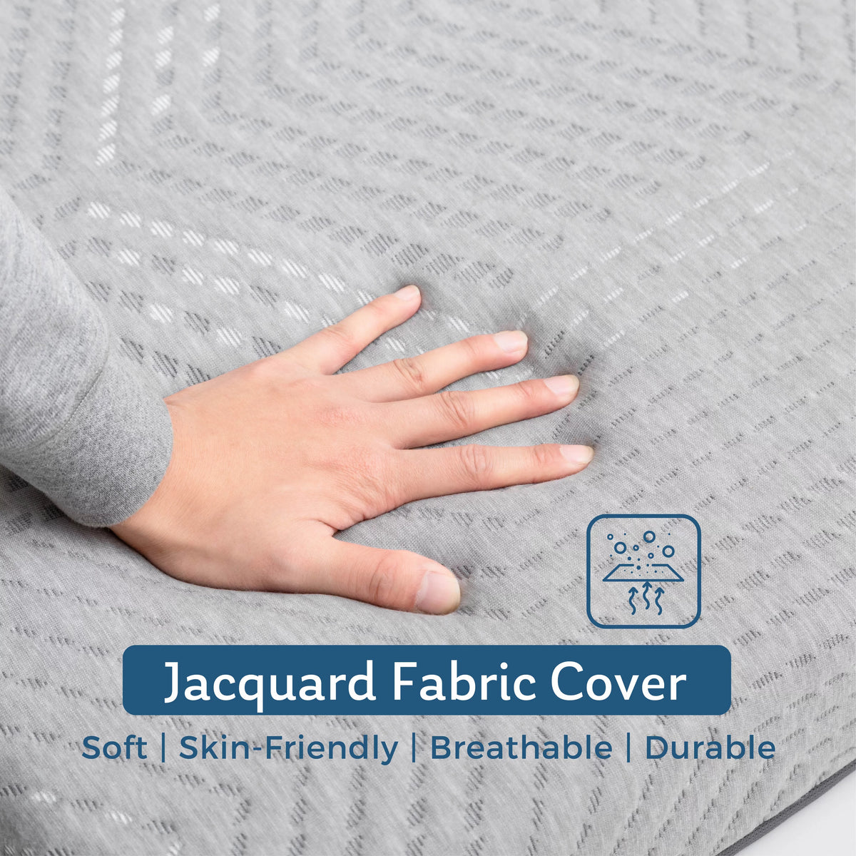 4 inch Tri Folding Memory Foam Mattress A427637