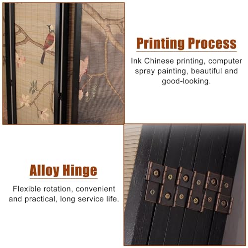 Folding Portable Screen Room Divider J80668