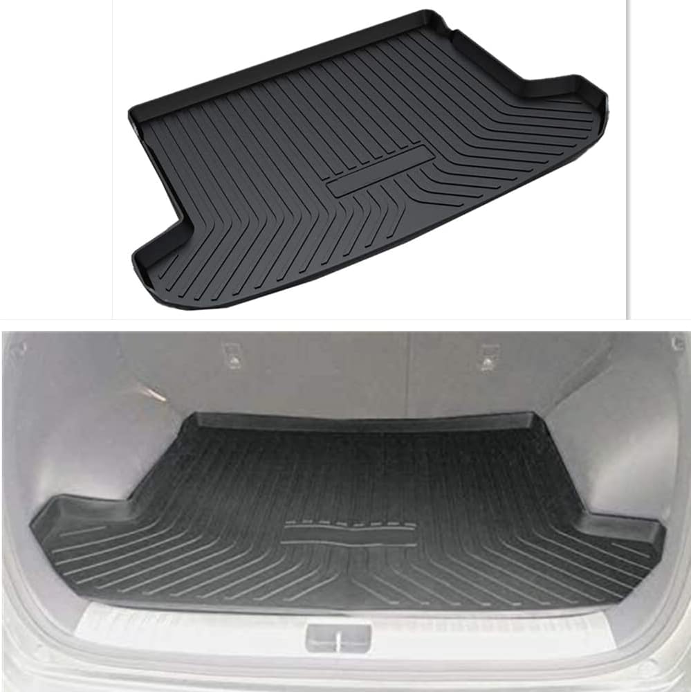 Black 3D Waterproof TPO Rear Cargo Liner Trunk Tray Mats L78696