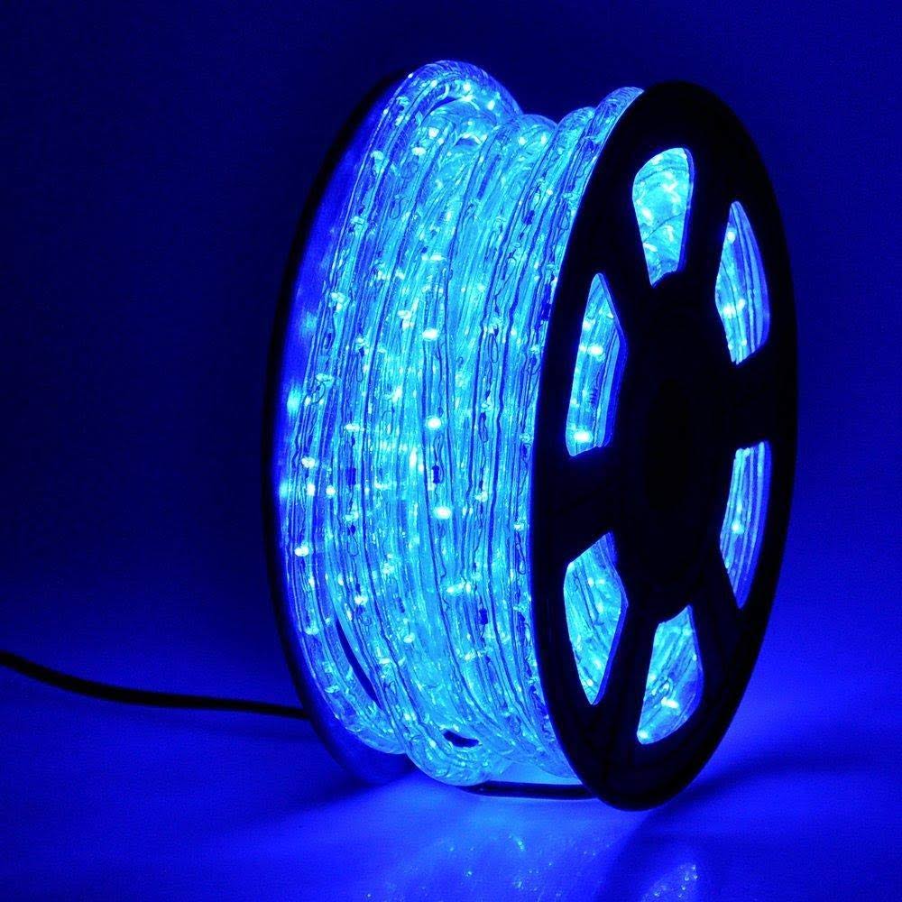 50ft 360 LED Waterproof Blue Rope Lights K233958