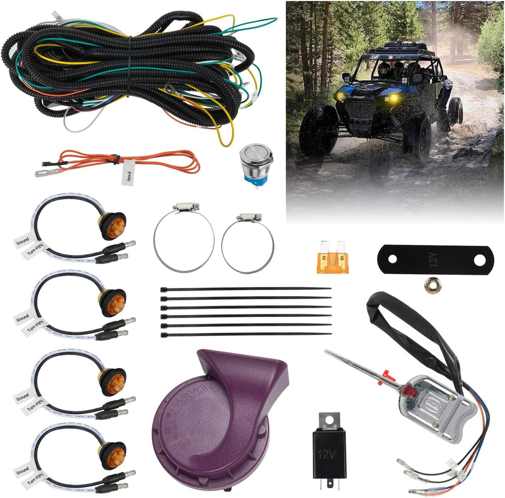 UTV Turn Signal Kit with Horn and LED Blinker C819