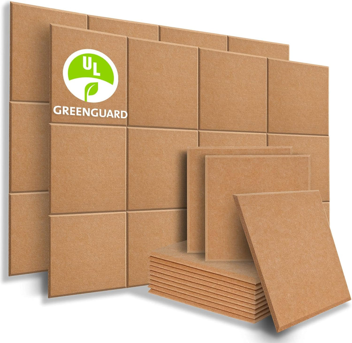 Art Acoustic Panels 12"x12" 6 Pack Sound Absorbing Wall Panel C499