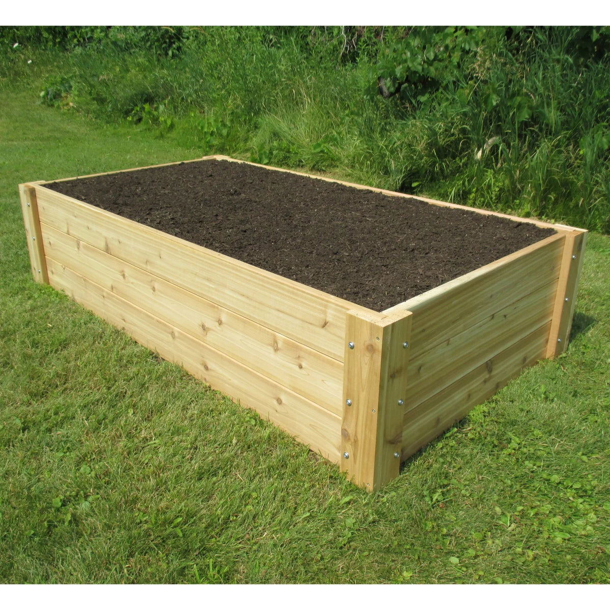 Natural Cedar Raised Bed Garden Kit X874