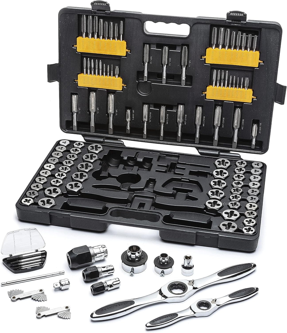 114 Piece Ratcheting Tap and Die Set Y274604