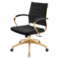 Black Velvet Computer Work Desk Chair I5622