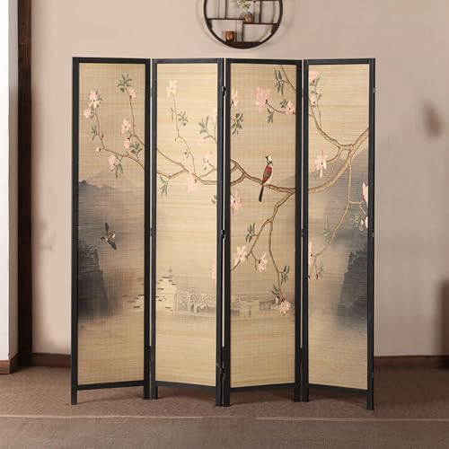 Folding Portable Screen Room Divider J80668