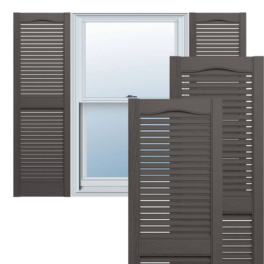 Vinyl Open Louver Shutters C984855