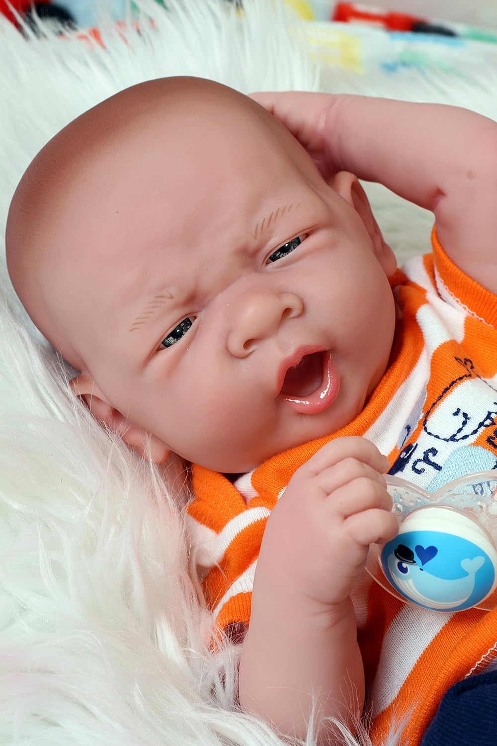 15” Washable Soft Vinyl Reborn Baby Boy Doll R569