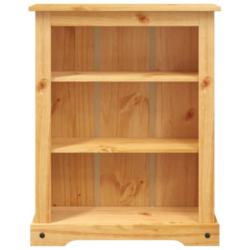 3-Tier Rustic Mexican Pinewood Bookcase N647