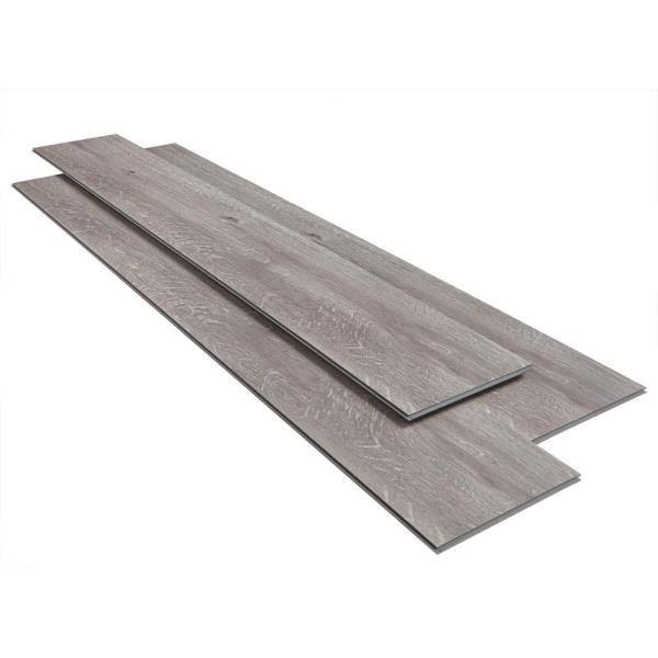 Grey Luxury Vinyl Plank Flooring I228411