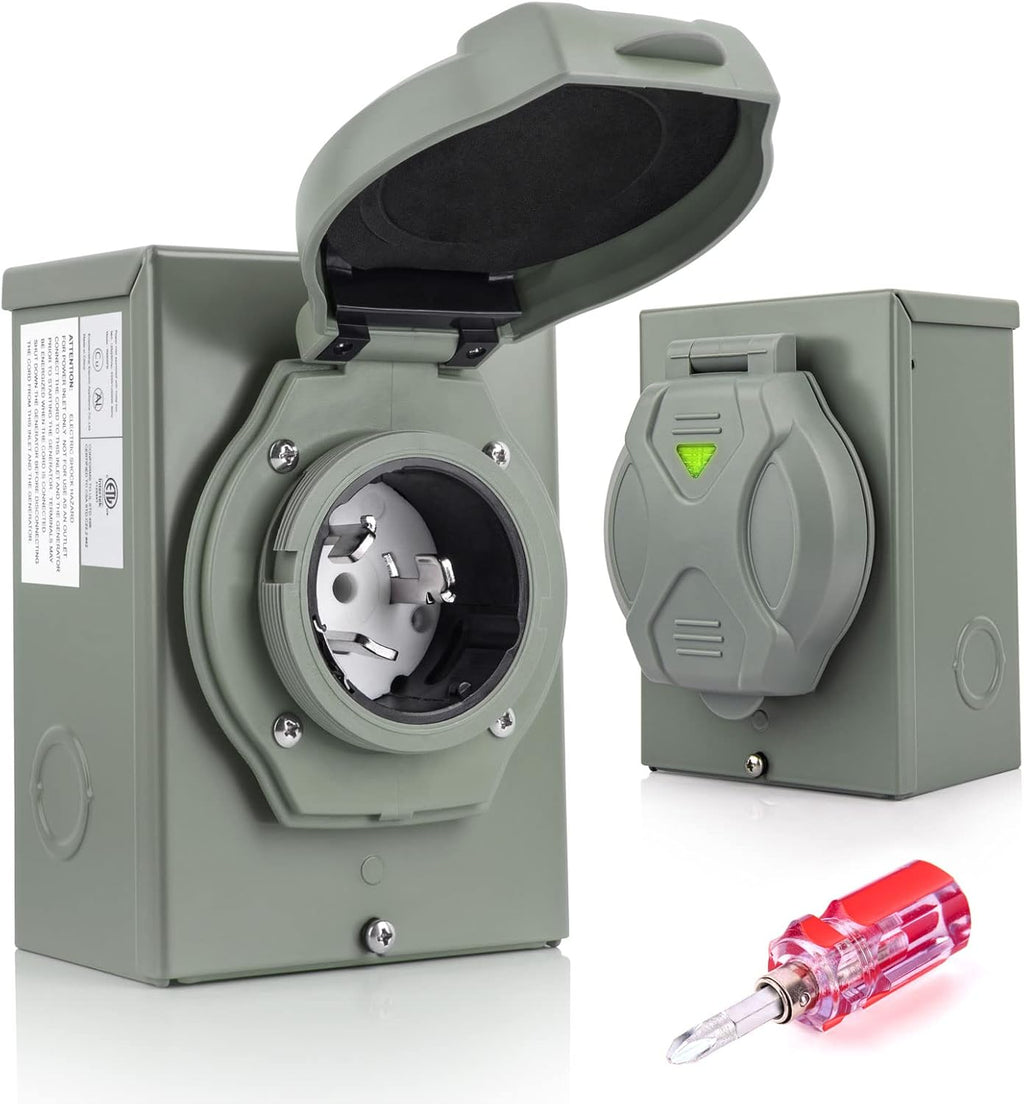 50 Amp Generator Power Inlet Box NEMA SS2-50P O4657