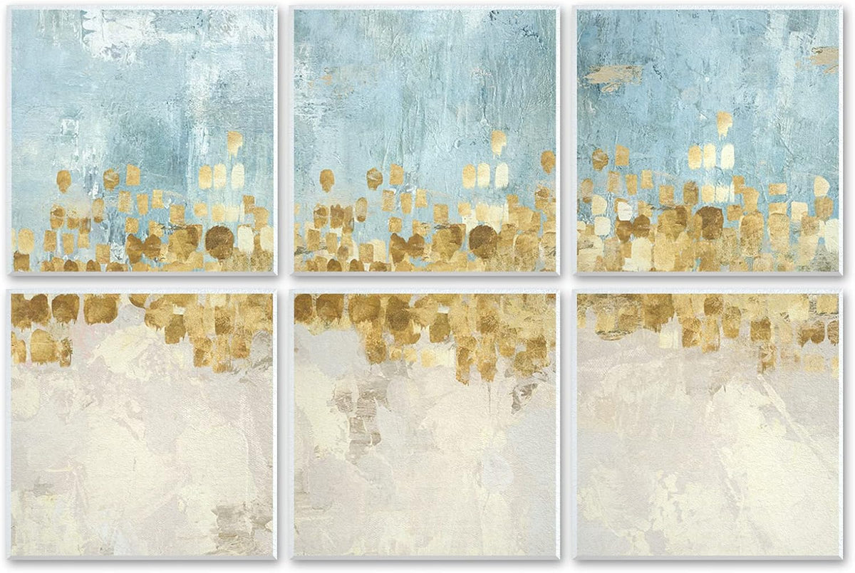 Art Acoustic Panels 12"x12" 6 Pack Sound Absorbing Wall Panel C499