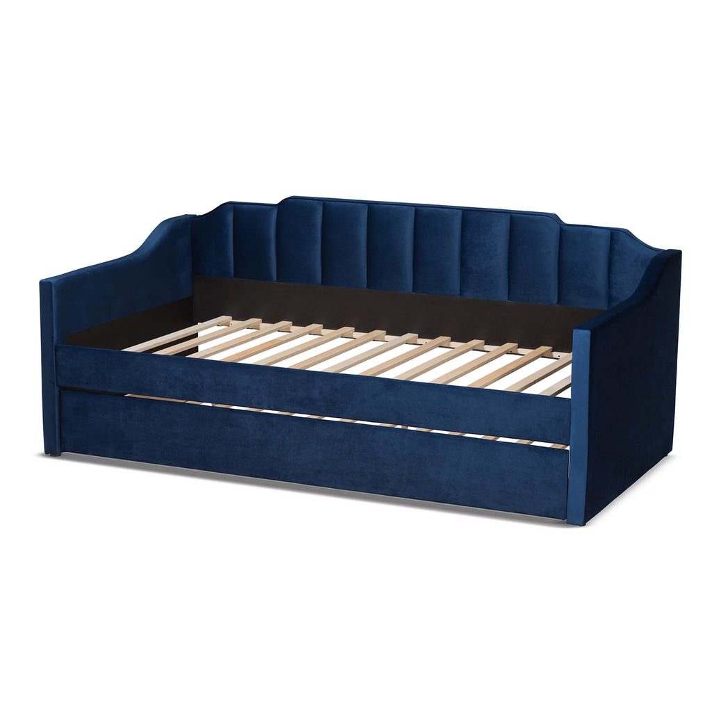 Navy Blue Twin Daybed with Trundle N674750