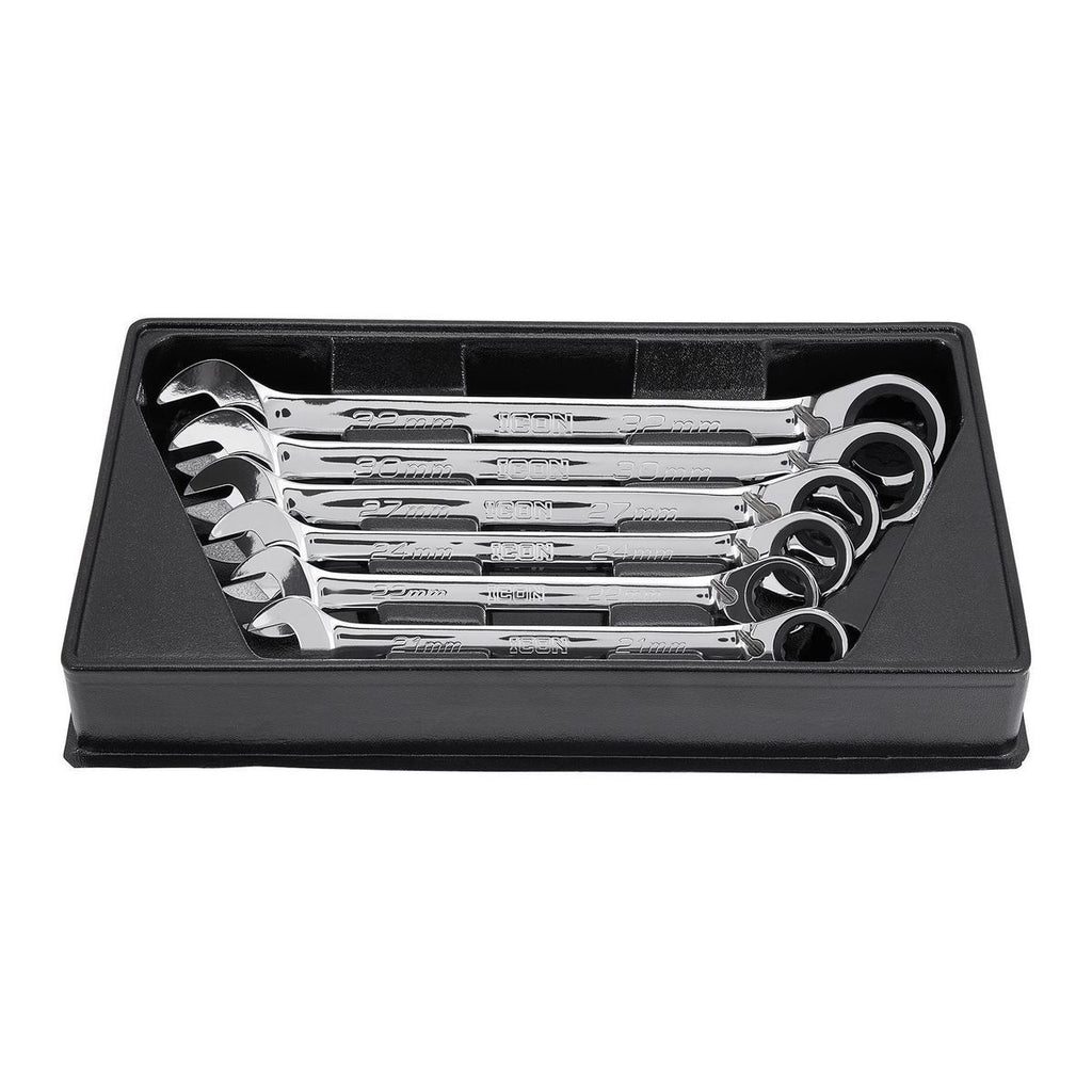 6-Piece Reversible Metric Ratcheting Combination Wrench Set G133765