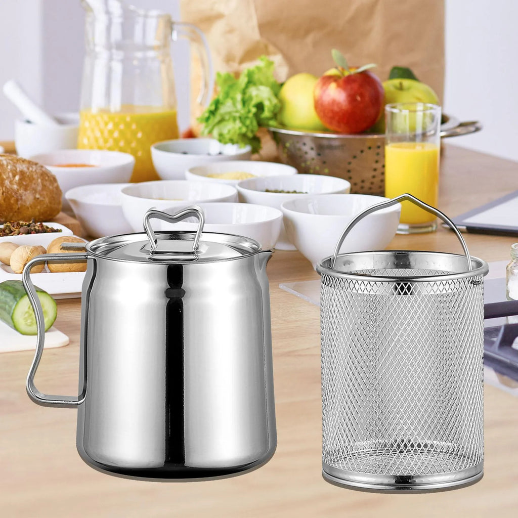 Stainless Deep Fryer Oil Container Tank 2.0L N2790