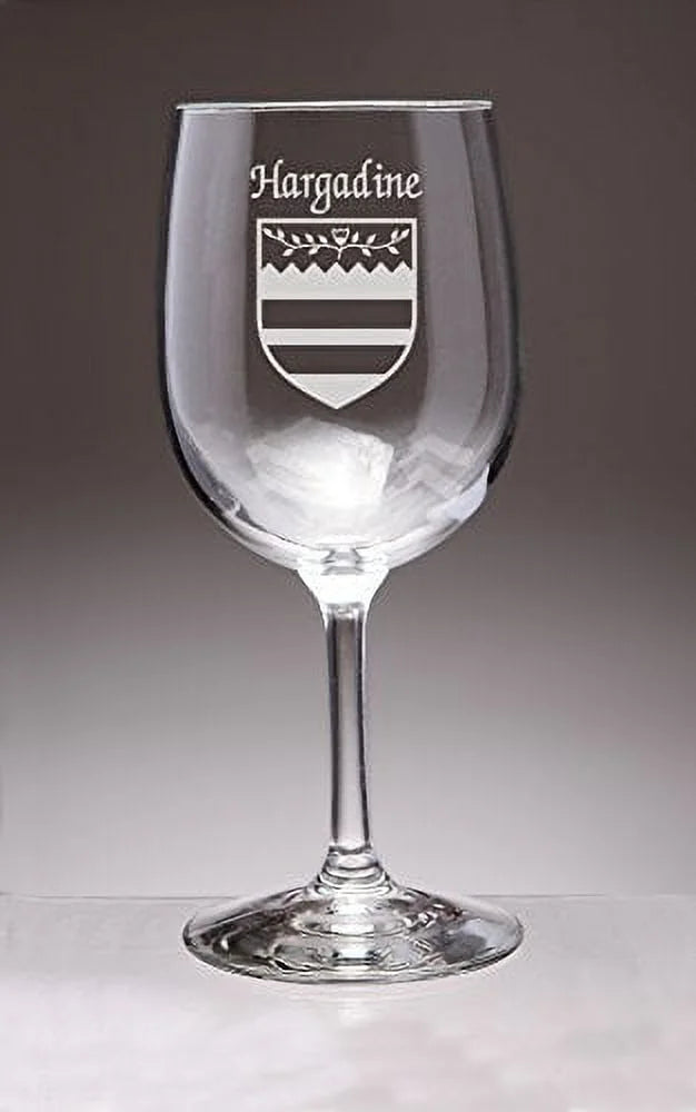 Irish Coat of Arms Wine Glasses Set of 4 L713