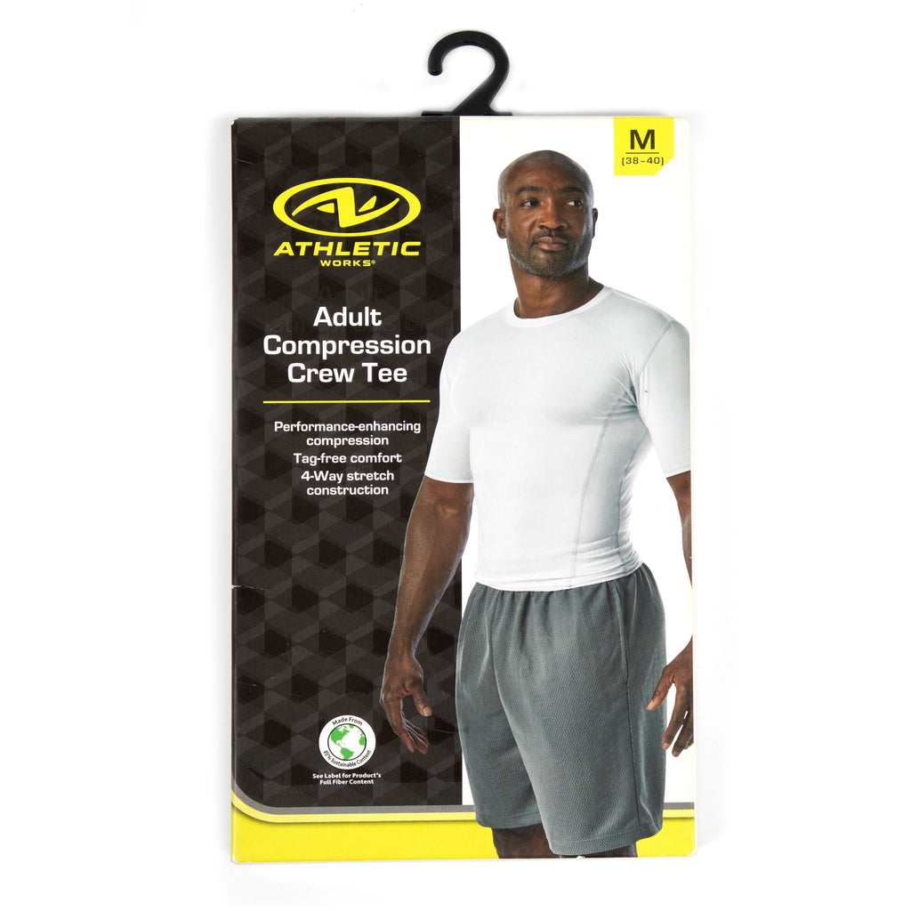 Black Compression Crewneck Tee O80912