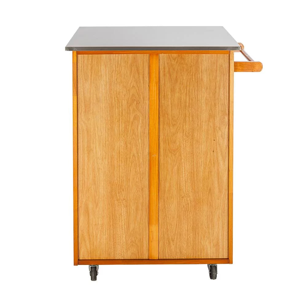 Rolling Kitchen Cart with Drop-Leaf Tabletop H5700