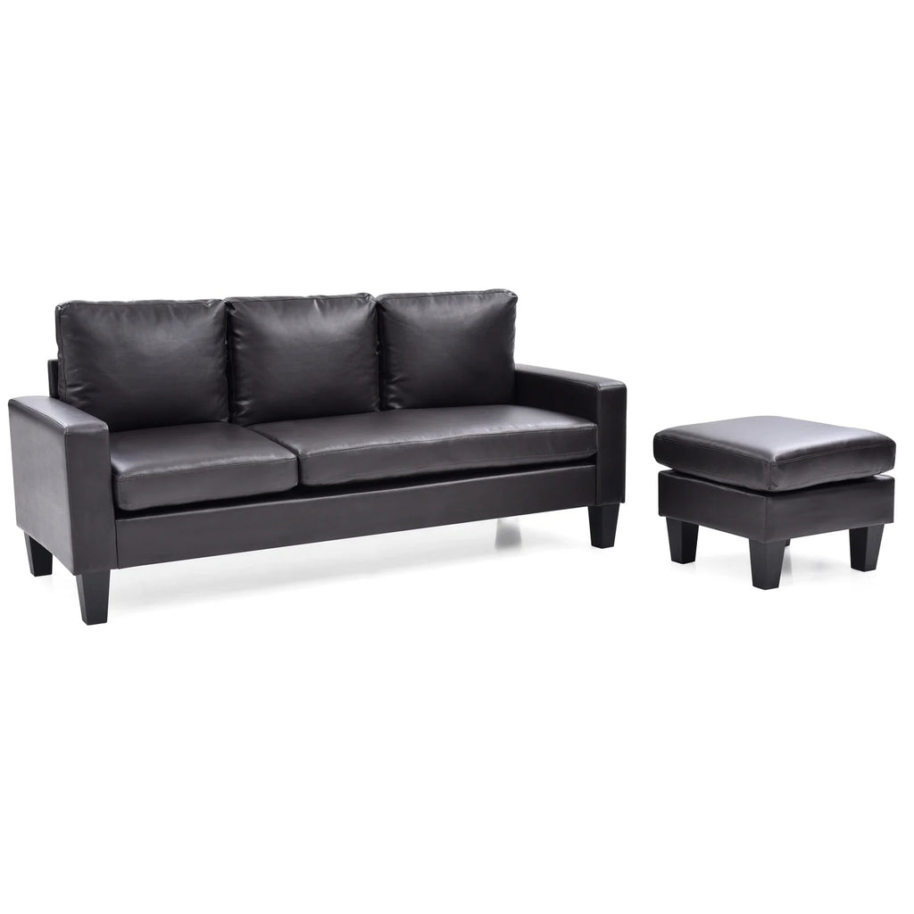 Cappuccino Sofa Chaise V809