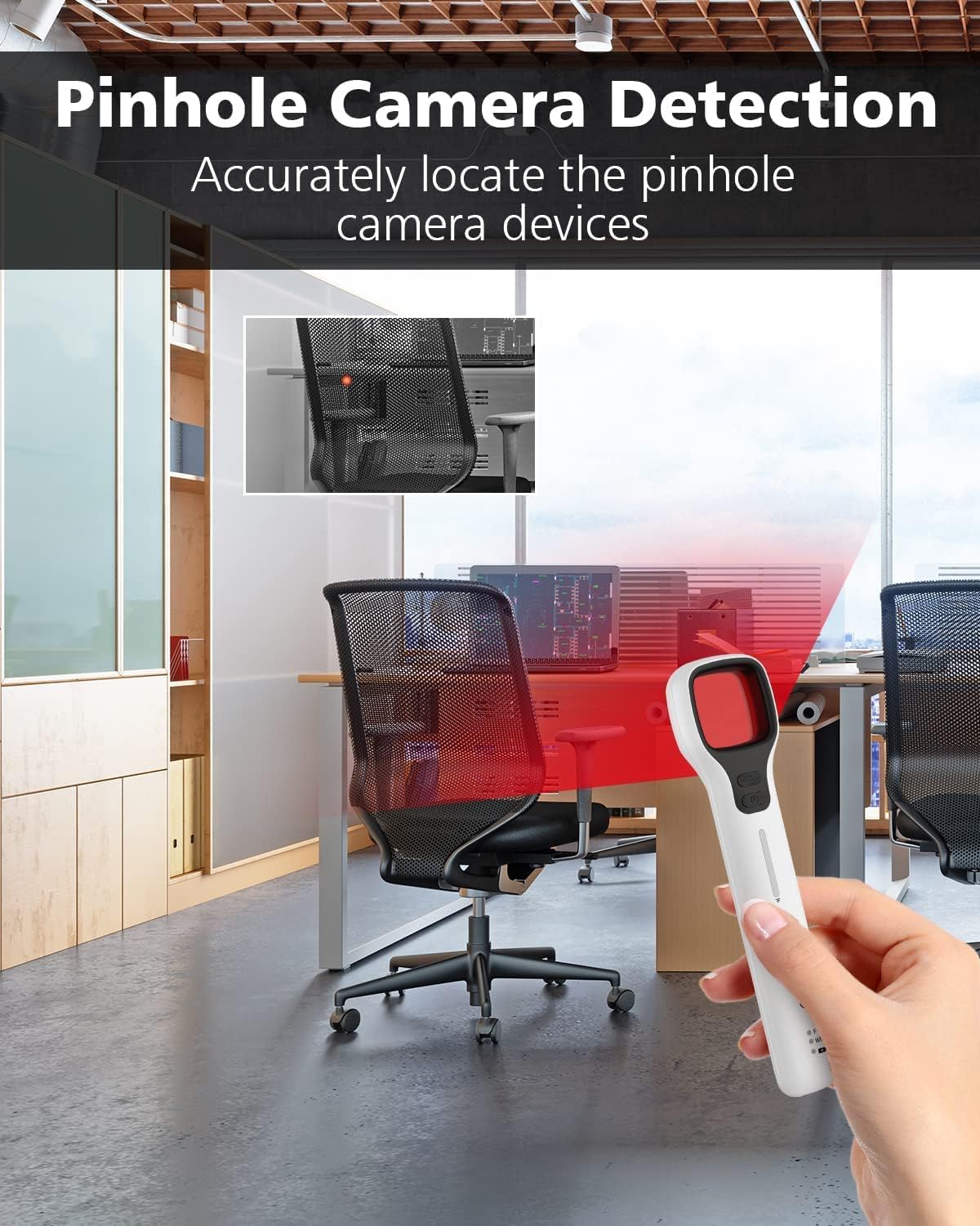 Bug Detector with Anti Theft System, 7 Levels Sensitivity R8465